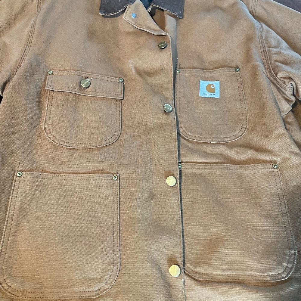 Vintage Carhartt men's jacket blanket lined size 42